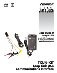 Thumbnail of document Manual - TXUN-KIT Communication Tool for TXUN Series & DRST-FR
